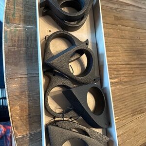 West Elm bird napkin rings